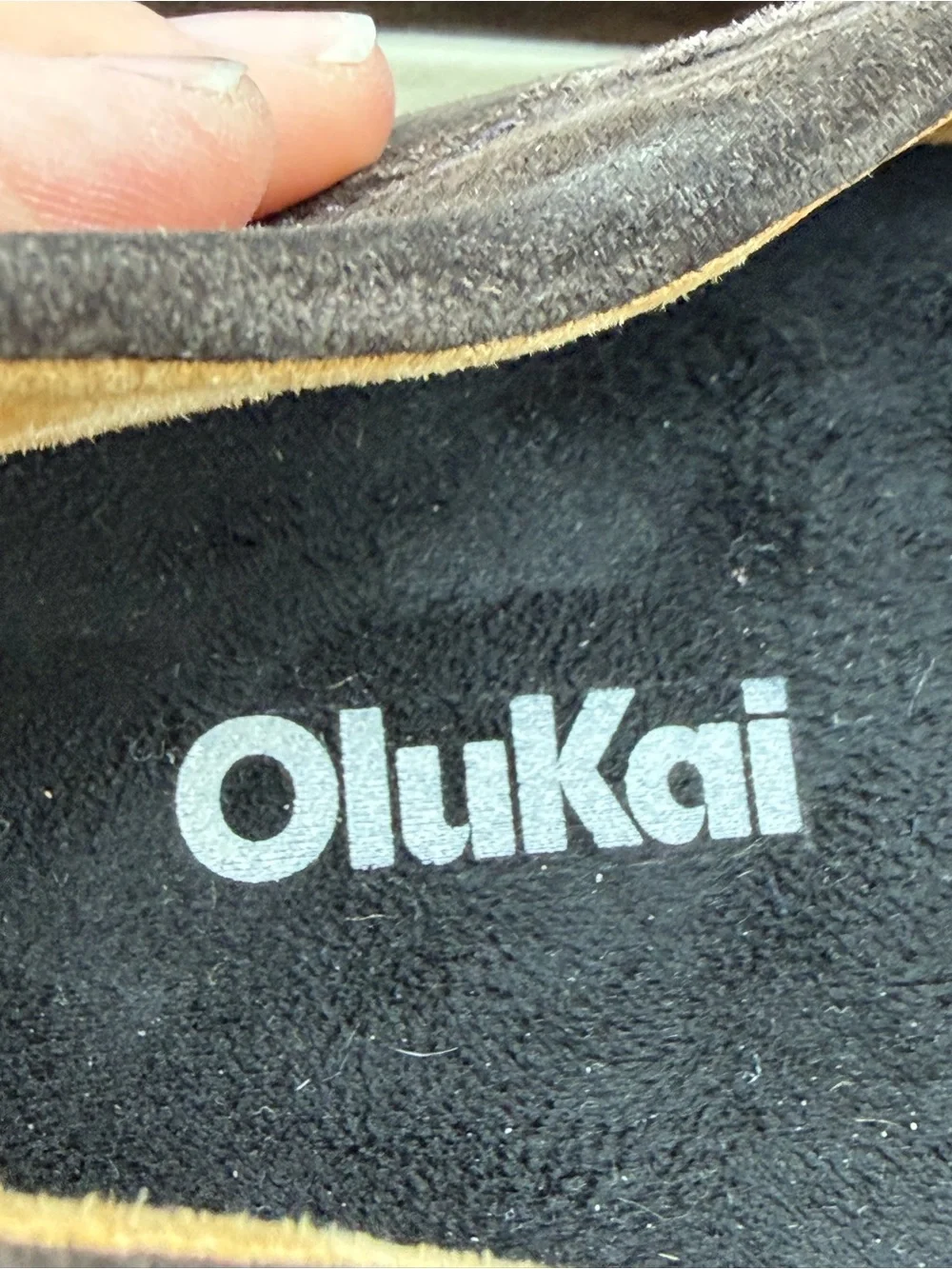 Olukai Ka`a Loafers Italian Suede Brown Slip On Drivers‎ 9.5 MENS - $180